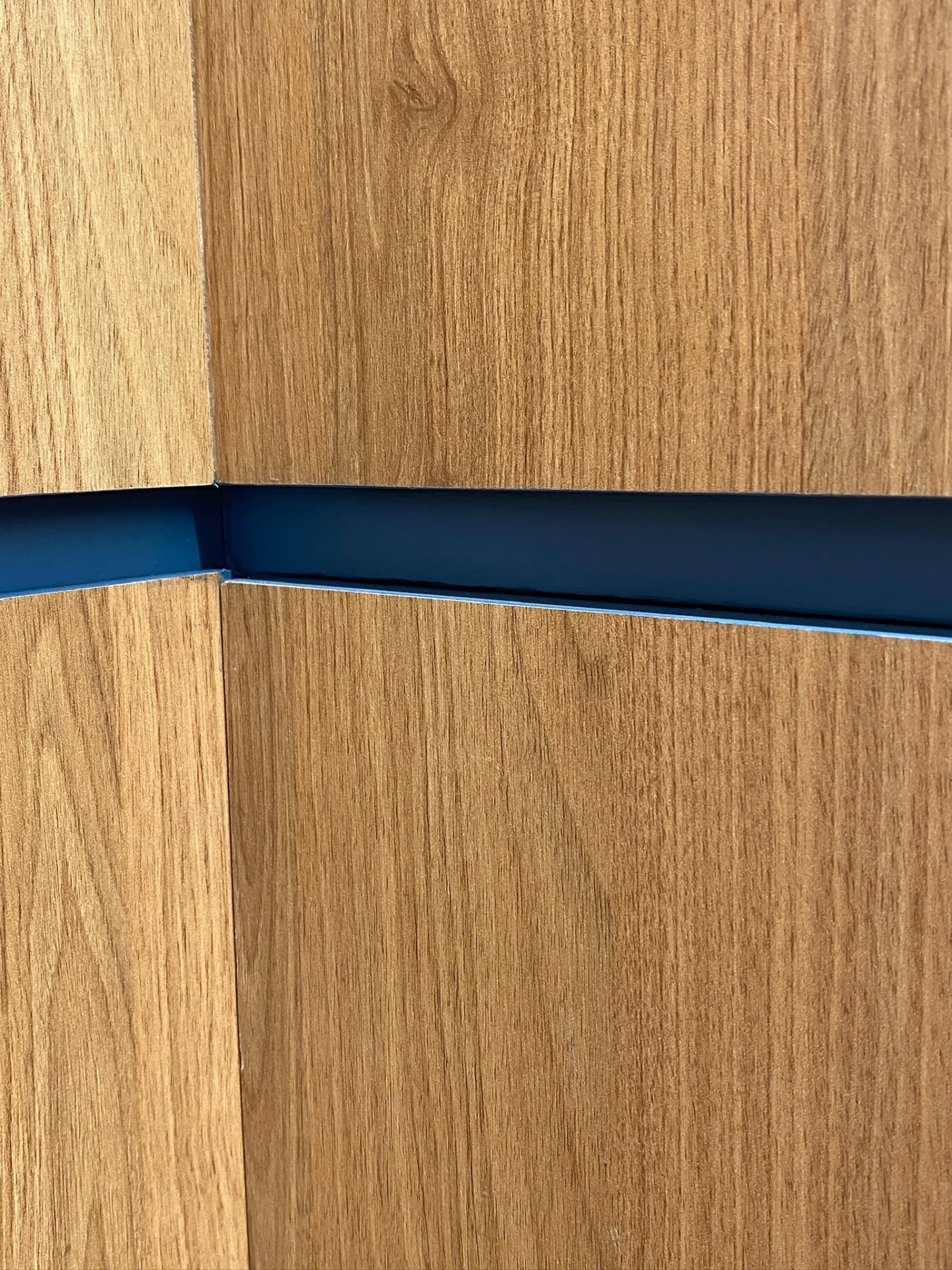 Wooden surface detail with blue highlight